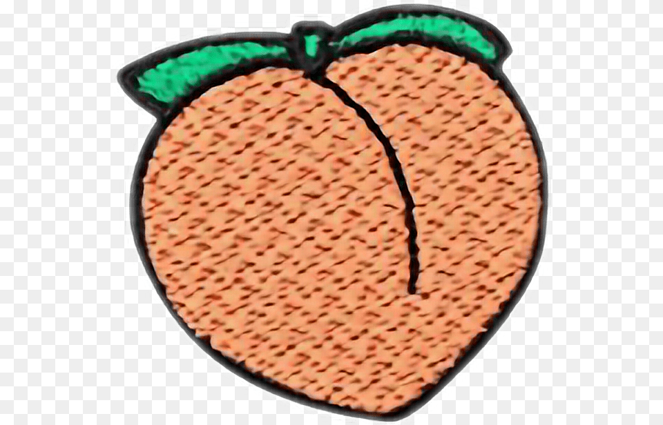 Picture Tumblraesthetic Cute Fruit Kawaii Peach Patch, Ball, Sport, Rugby Ball, Rugby Png Image