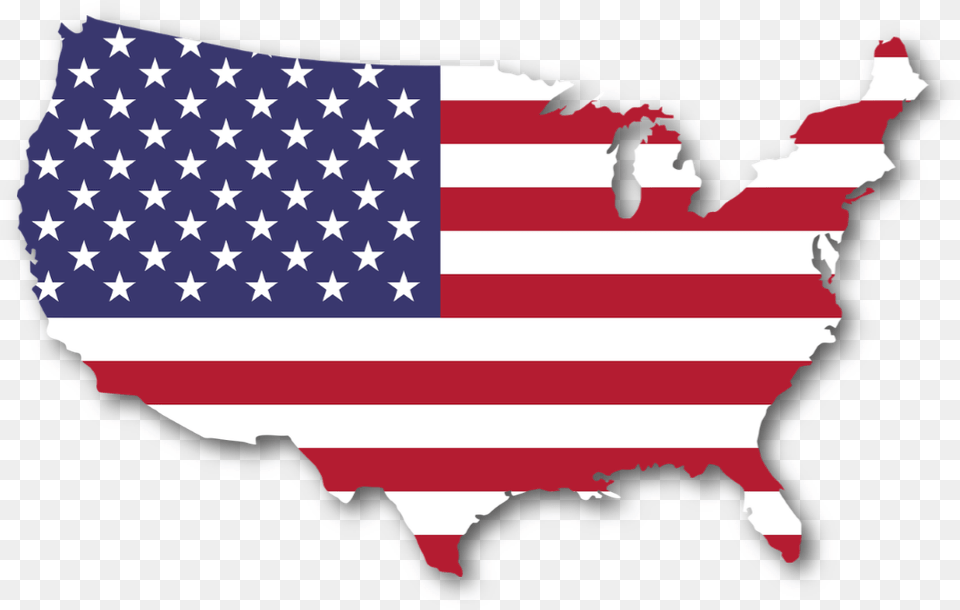Picture Usa Flag On Country, American Flag, Person Free Png Download