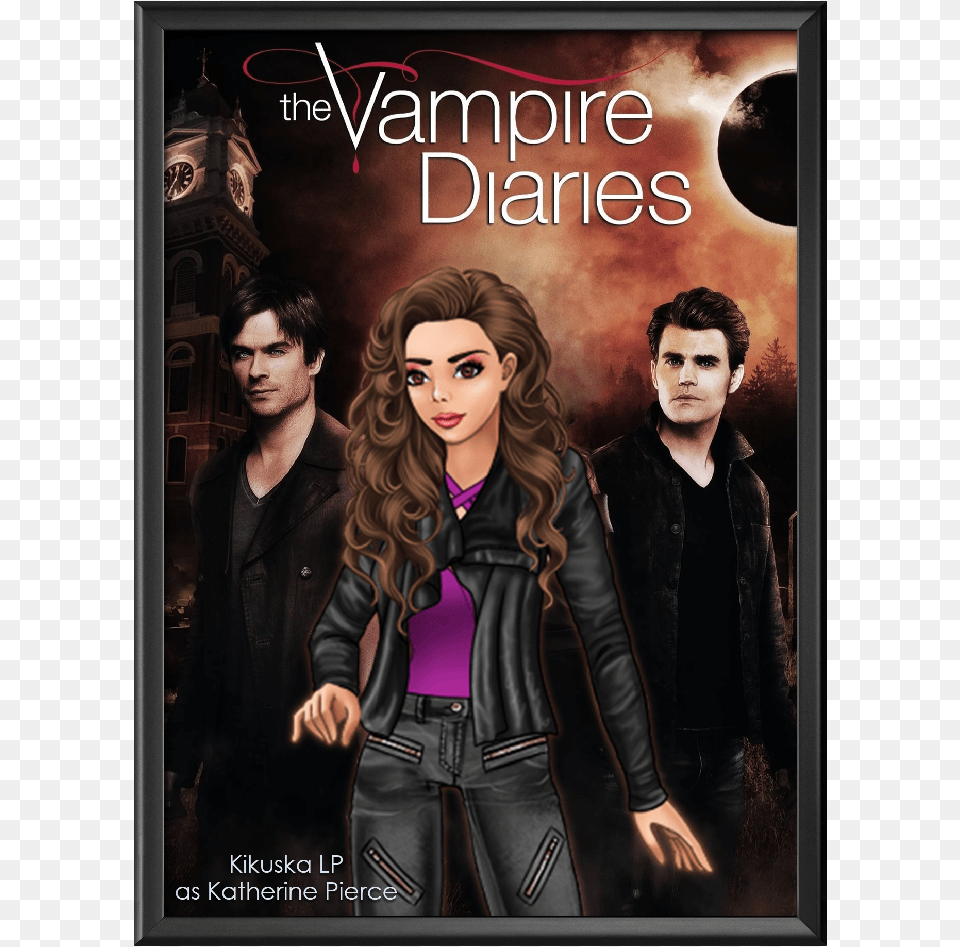 Picture Vampire Diaries Sixth Season, Adult, Publication, Person, Jacket Free Png Download