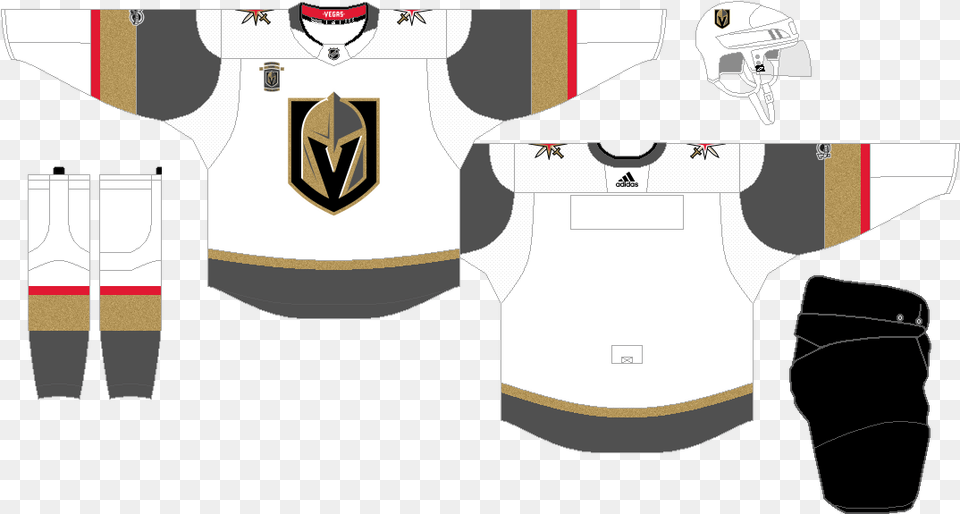 Picture Vegas Golden Knights Template, Clothing, Shirt, T-shirt, Helmet Png Image