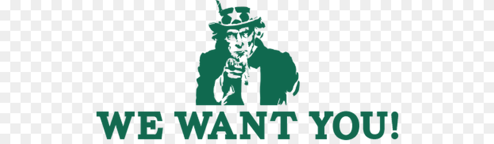 Picture We Want You Green, Accessories, Adult, Male, Man Png