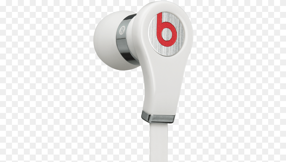 Picture White And Red Beats Earbuds, Electronics, Appliance, Blow Dryer, Device Png