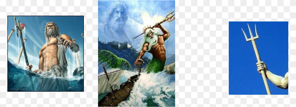 Picture Zeus Poseidon Greek Gods, Weapon, Spear, Adult, Male Png Image
