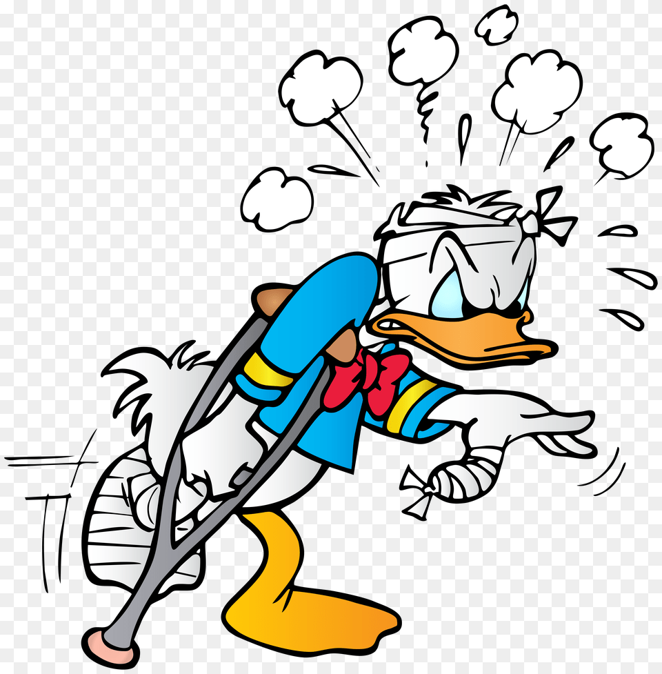 Pictures Donald Duck Disney, Cleaning, Person, Book, Comics Free Transparent Png