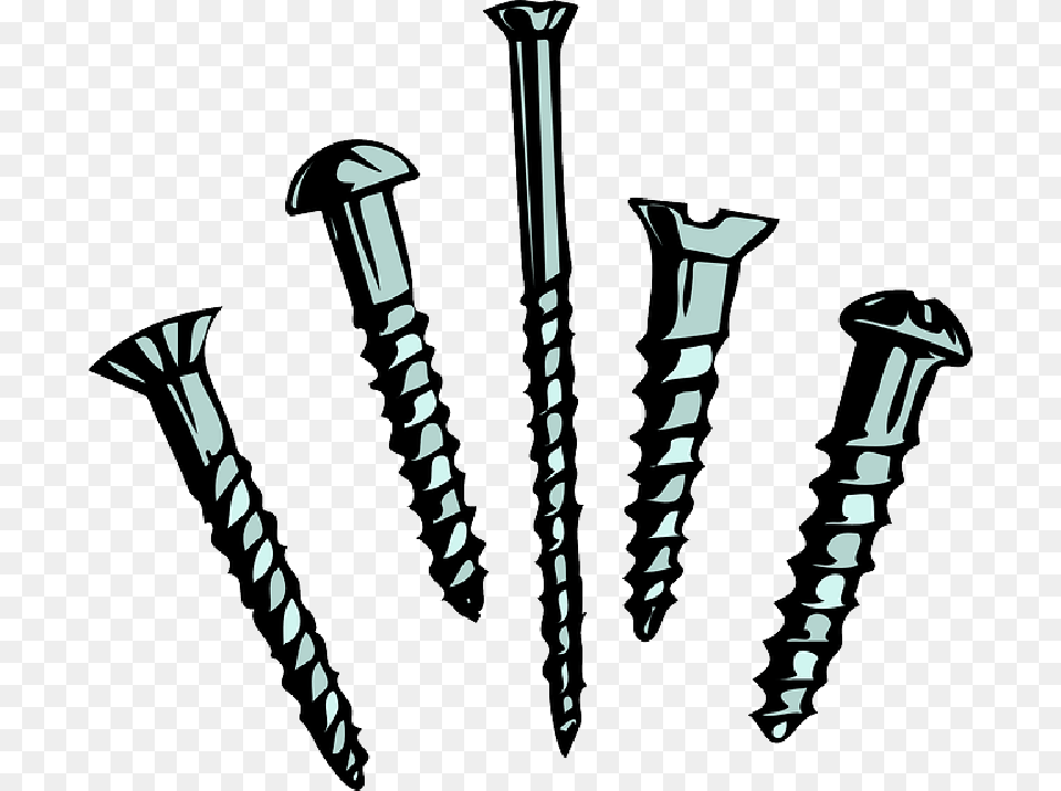 Pictures Nail Screws Clipart, Machine, Screw, Animal, Insect Png Image