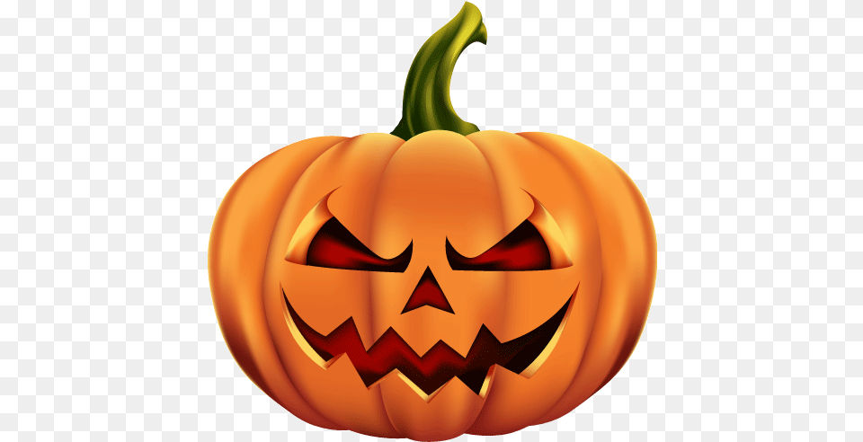 Pictures Of Animated Pumpkins 1 500 X 572 Webcomicmsnet Animated Scary Pumpkin, Food, Plant, Produce, Vegetable Png Image