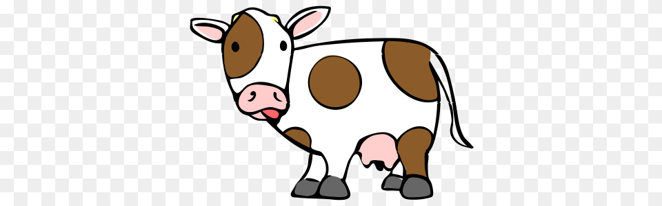 Pictures Of Cartoon Cow Face, Animal, Cattle, Livestock, Mammal Free Transparent Png