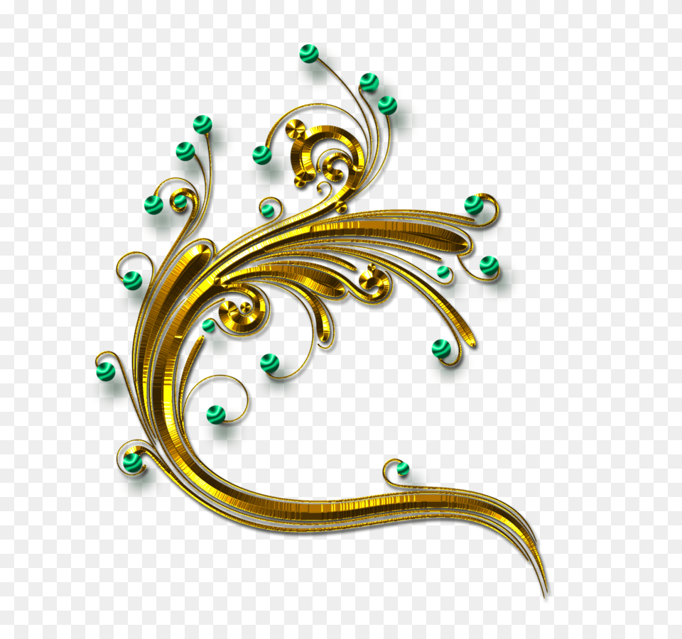 Pictures Of Gold Corner Swirl, Accessories, Art, Floral Design, Graphics Png Image