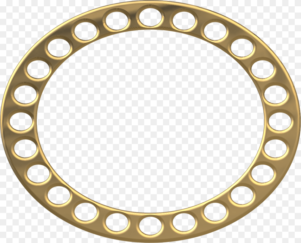 Pictures Of Golden Oval Border, Disk Free Png Download