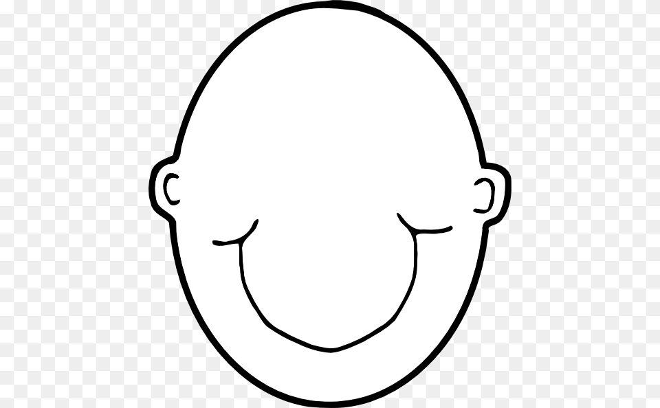 Pictures Of Human Head Black And White Clipart, Stencil, Oval, Clothing, Hardhat Png