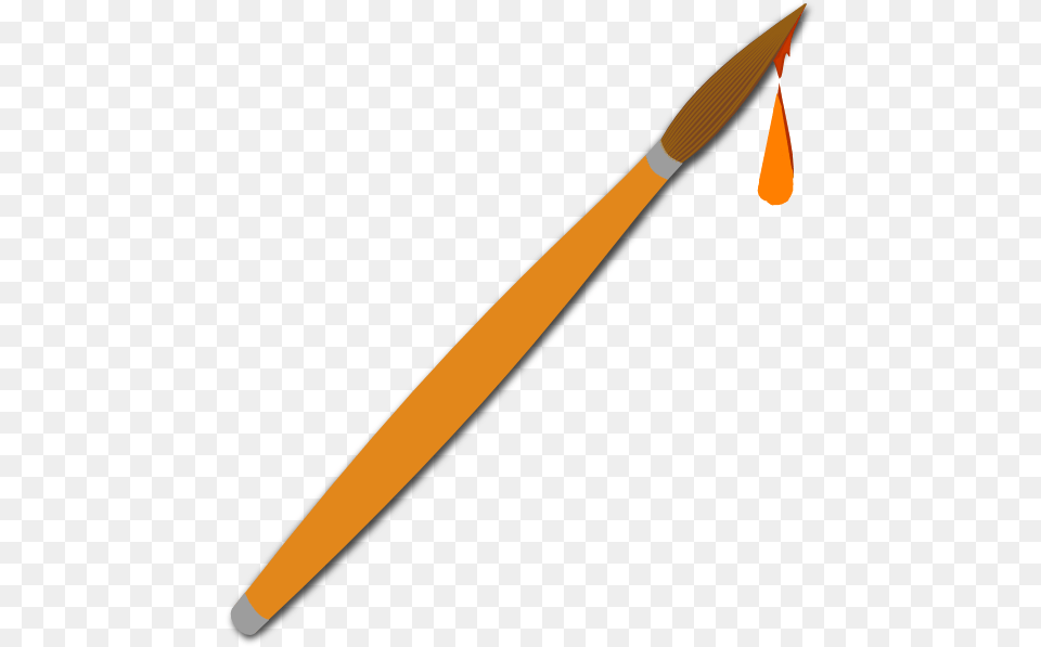 Pictures Of Orange Paint Clipart, Brush, Device, Tool, Blade Png