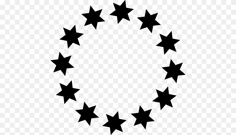 Pictures Of Star Circle Border Clipart, Gray Free Transparent Png