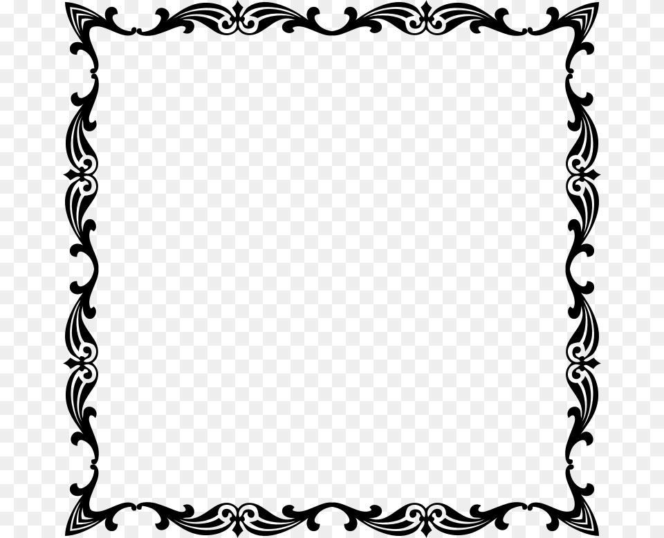Pictures Of Victorian Borders And Frames, Gray Png