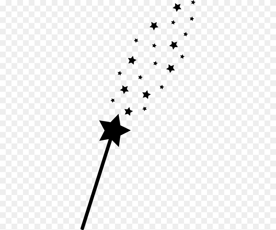 Pictures Of Wands Clip Art Magic Wand Clipart, Gray Free Png
