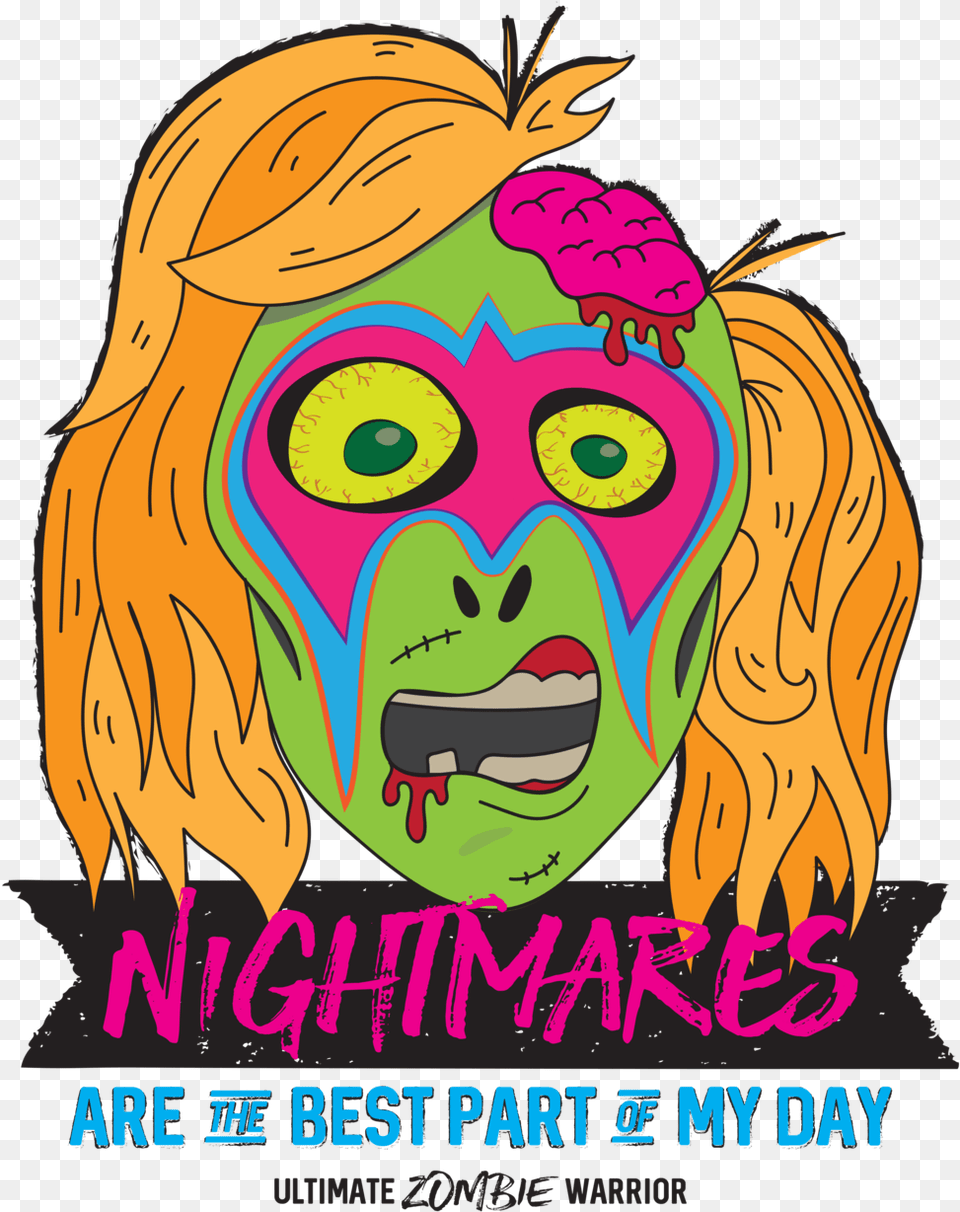 Pid Sid Ultimate Warrior Zombie Illustration, Advertisement, Poster, Art, Graphics Png Image