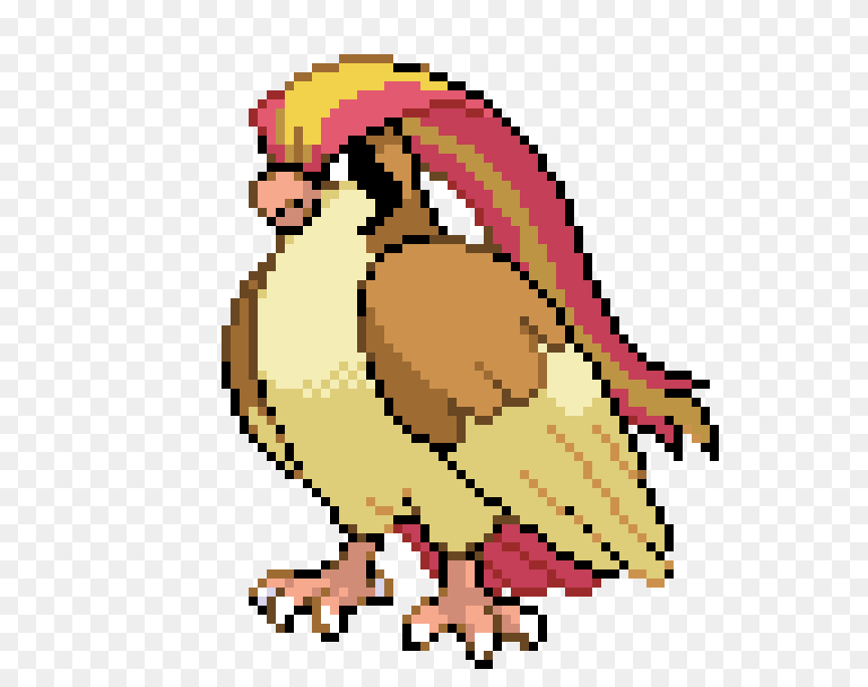 Pidgeot Pixel Art Maker, Animal, Bird, Vulture Png