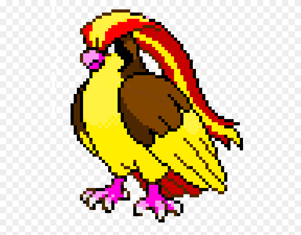Pidgeot Pixel Art Maker, Animal, Beak, Bird, Vulture Free Transparent Png