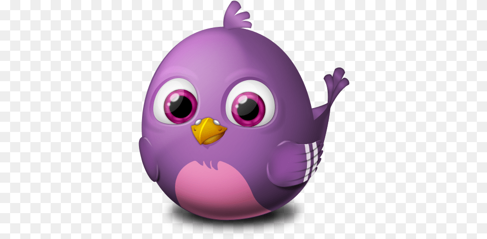 Pidgin Twitter Bird Animal Birdies 128px Icon Gallery Pidgin Icon, Purple, Disk Free Png