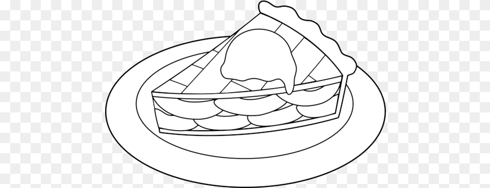 Pie Black And White Apple Clipart Apple Pie Clipart Black And White, Clothing, Hat, Food, Meal Free Png