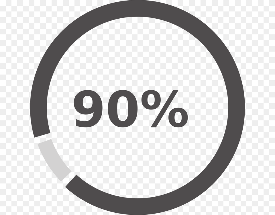 Pie Chart Number Percentage Circle 90 Percent Pie Chart, Logo, Disk Png Image