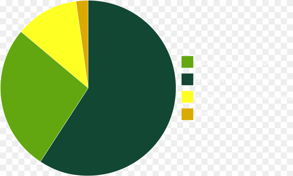 Pie Chart Of Enrollment Of Students By Ethnic Identity Circle, Pie Chart, Disk Free Transparent Png