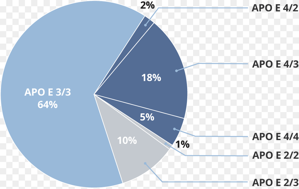 Pie Chart Showing Percentages Of Apo E Gene Types Apo E, Disk, Pie Chart Png