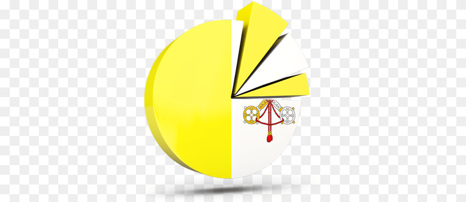 Pie Chart With Slices Vatican City Language Pie Chart, Gold, Astronomy, Moon, Nature Free Png