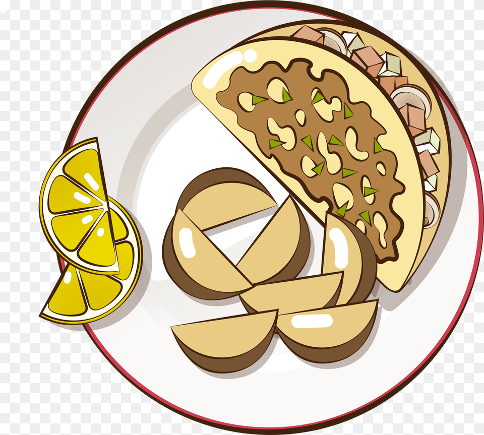 Pie Gourmet Food Fruit And Vector Image Fast Food Free Transparent Png