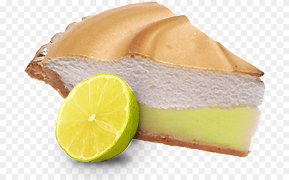 Pie Lemon Cream Food Dessert Sweet Crust Cake One Slice Of Pie, Lime, Citrus Fruit, Fruit, Plant Png Image