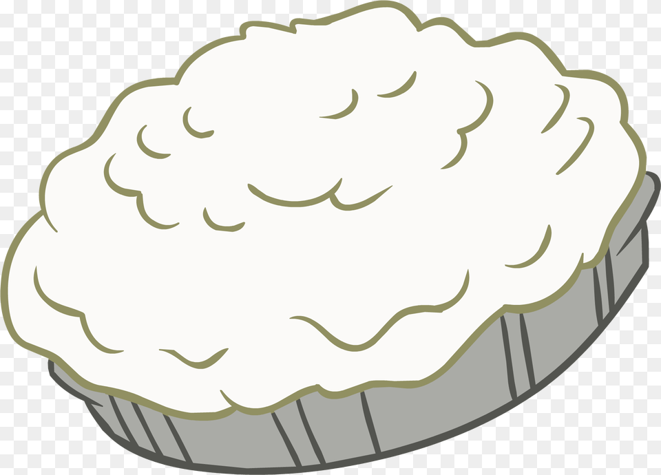 Pie With Whipped Cream Clipart Whipped Cream Pie Clipart, Whipped Cream, Icing, Food, Dessert Png Image