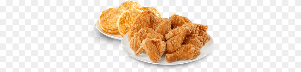 Piece Amp 4 Biscuits Box 6 Pcs Fried Chicken, Food, Fried Chicken, Nuggets Free Transparent Png