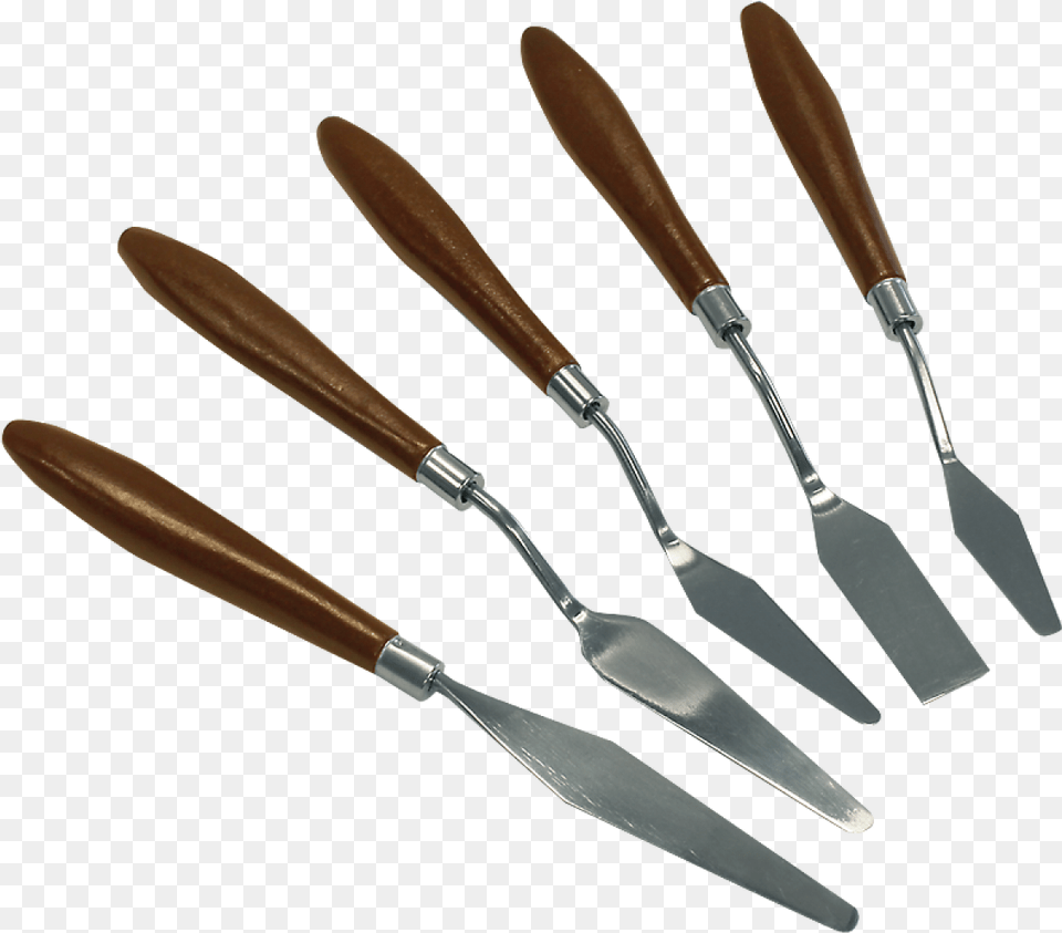 Piece Artist Spatula Set Trowel, Device, Cutlery, Fork, Blade Png