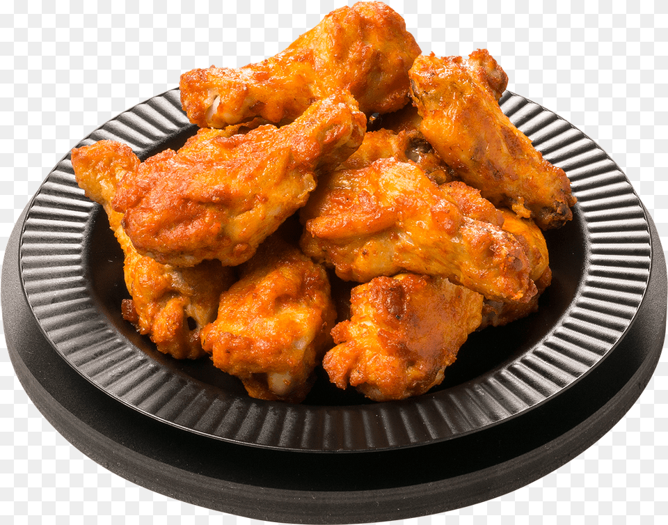 Piece Chicken Wings, Food, Meat, Pork, Plate Free Transparent Png