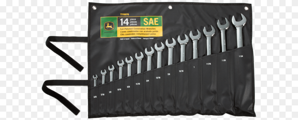 Piece Combination Wrench Set John Deere Spanners, Cutlery, Spoon Free Transparent Png