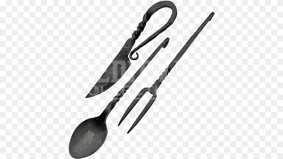Piece Medieval Feasting Set Zs Hs 7885 Medieval Collectibles Spoon, Cutlery, Fork, Blade, Dagger Png Image