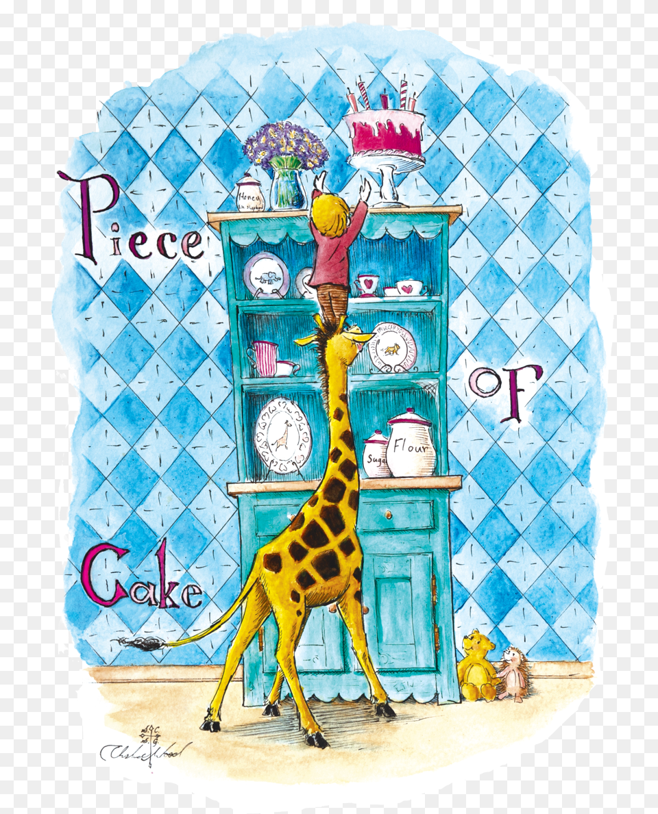 Piece Of Cake Storytime Illustrating Zoo, Person, Animal, Giraffe, Mammal Png