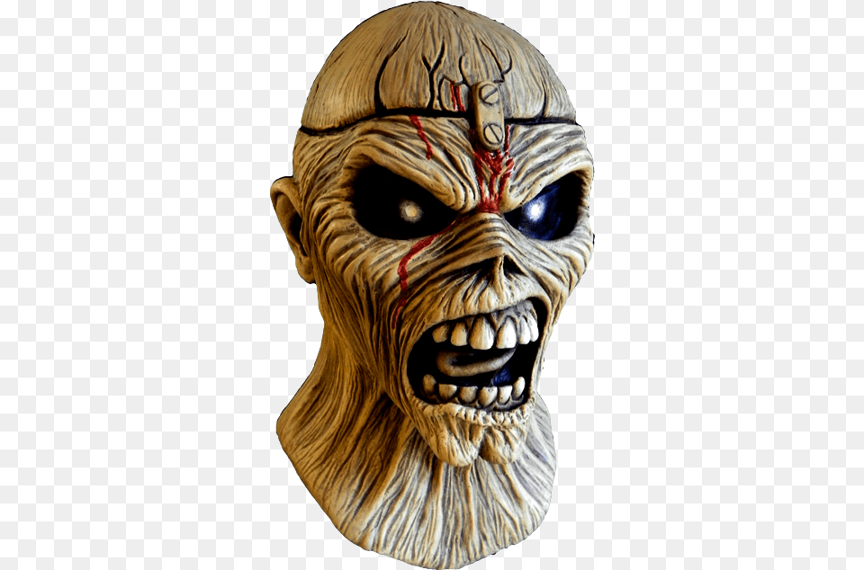 Piece Of Mind Latex Maske Iron Maiden Tot Ttgm111 Trick Or Treat Studios Iron Maiden Piece, Adult, Female, Person, Woman Png Image