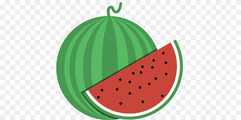 Piece Slice Watermelon Icon, Food, Fruit, Melon, Plant Png Image
