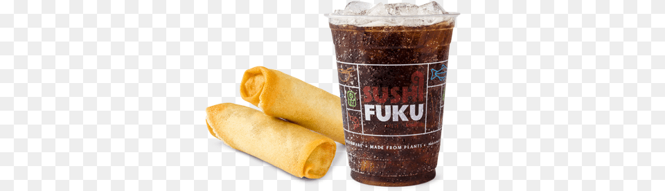 Piece Spring Rolls Large Fountain Drink 3 Portable Network Graphics, Cup, Disposable Cup, Cream, Dessert Png