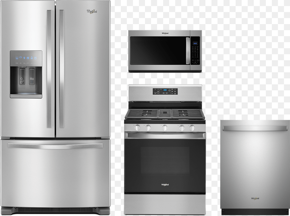 Piece White Kitchen Package Electric, Appliance, Device, Electrical Device, Microwave Png