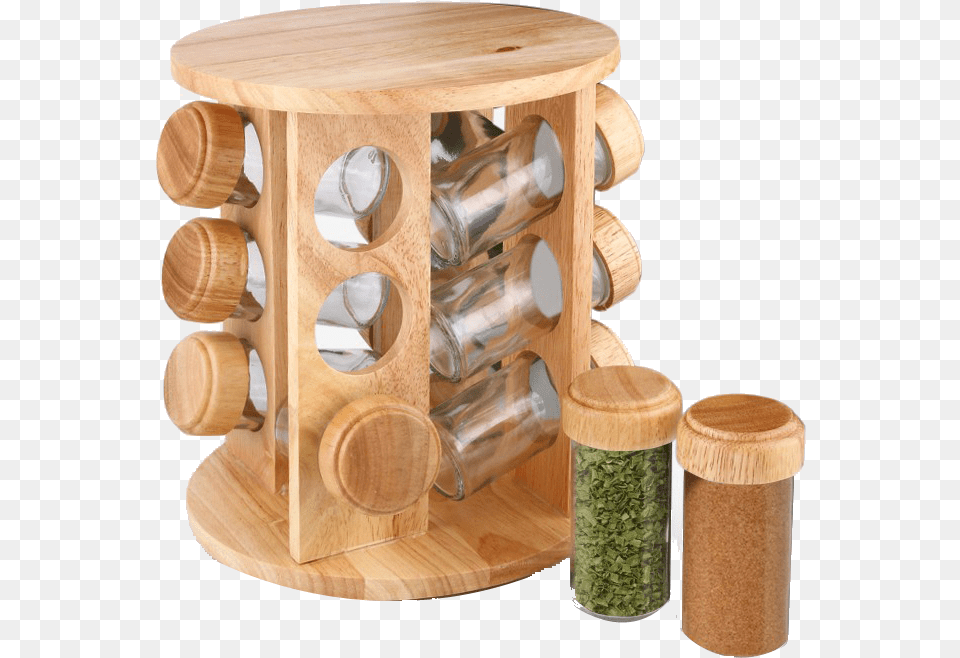 Piece Wood Spice Rack Porta Condimentos Madeira Free Transparent Png