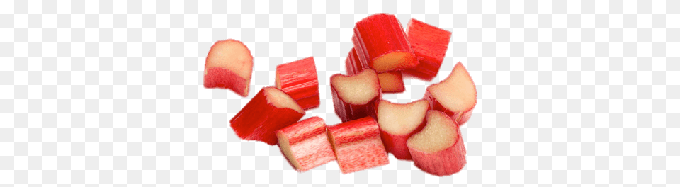 Pieces Of Rhubarb, Food, Produce, Plant, Vegetable Png Image