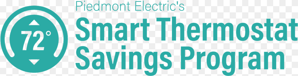 Piedmont Electric S Smart Thermostat Savings Program Printing, Logo, Text Png Image