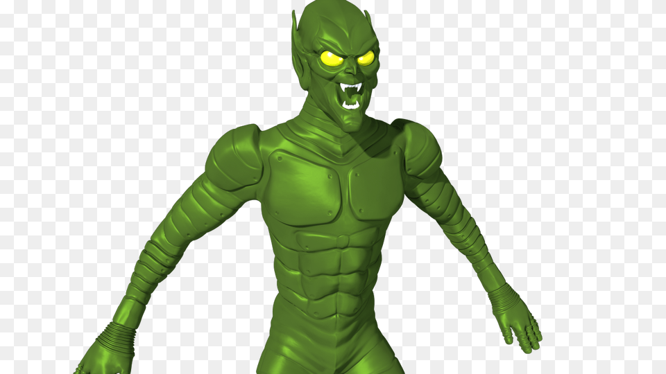 Pier Luc Simard Green Goblin Compositing, Alien, Adult, Male, Man Png