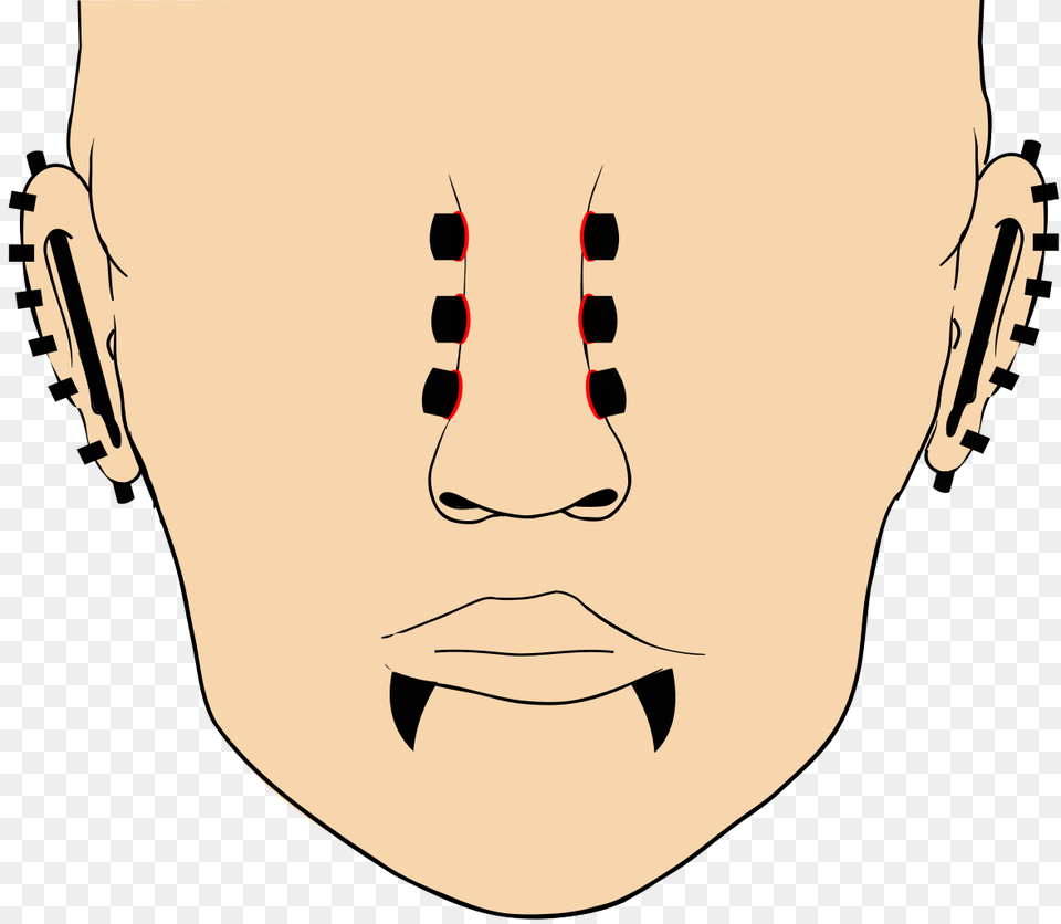 Piercing, Face, Head, Person, Photography Png