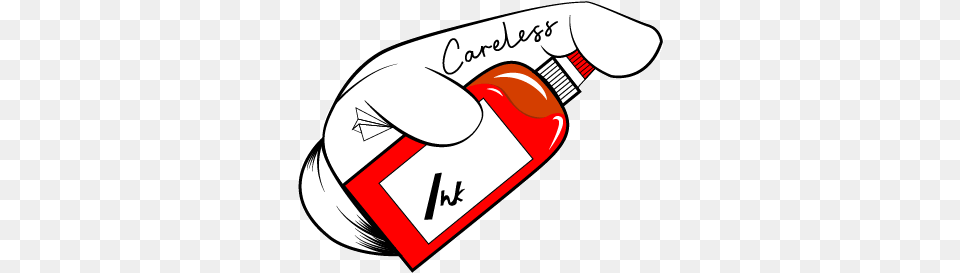Piercing Care Details Ink Cartoon, Bottle, Food, Ketchup, Text Png Image