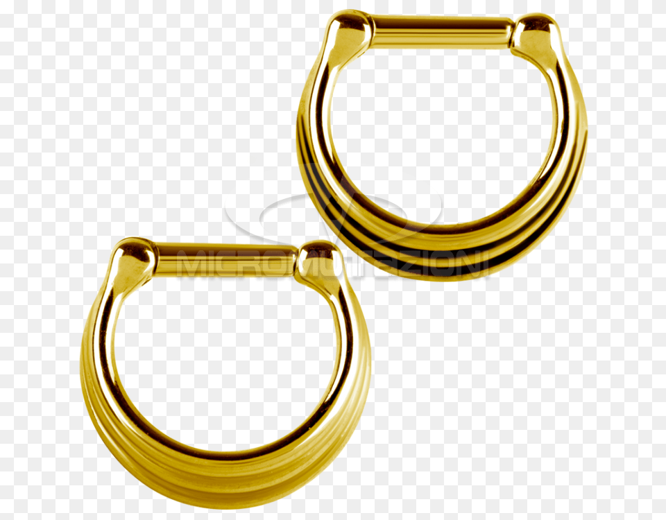 Piercing Supply Septum Clicker Gold Pvd Steel, Smoke Pipe Png Image