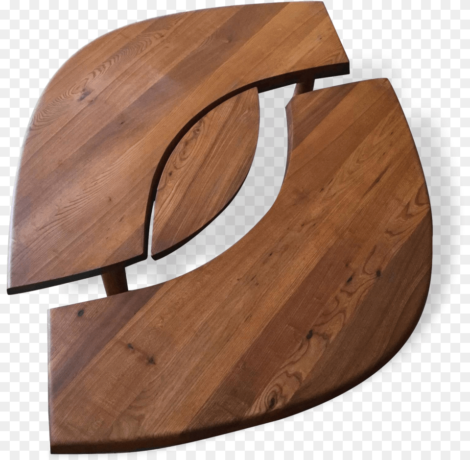 Pierre Chapo Table 2 Halves Coffee Table, Hardwood, Stained Wood, Wood, Furniture Free Png Download