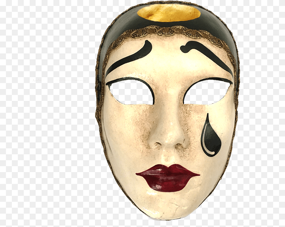 Pierrot Pierrot Commedia Dell Arte Mask, Face, Head, Person, Adult Free Transparent Png