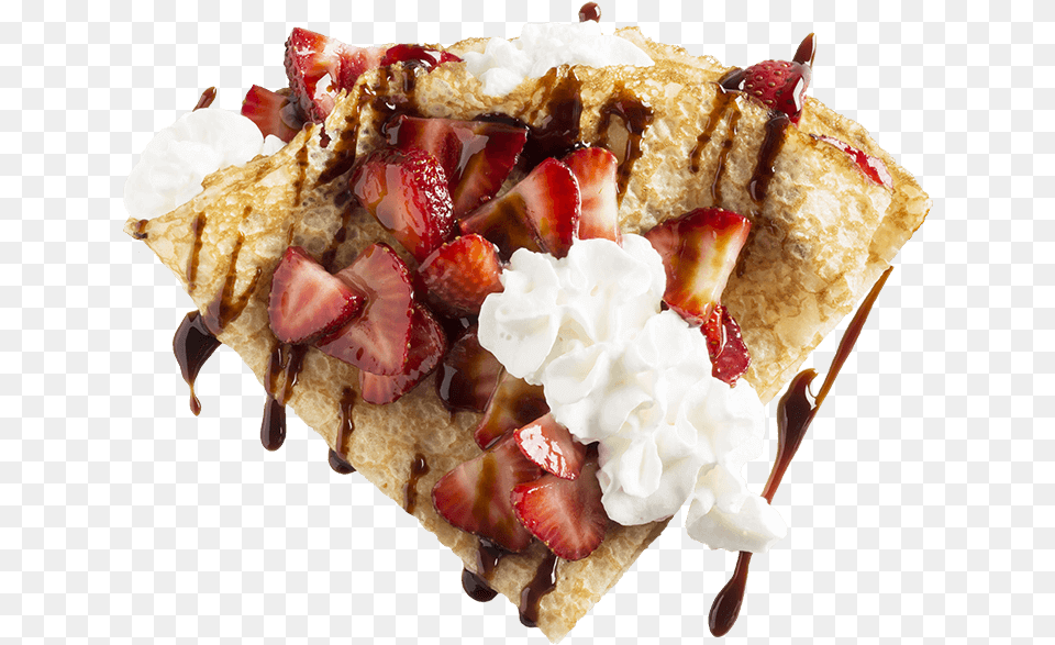 Piestrawberrybaked Crpe, Bread, Food, Cream, Dessert Free Png Download
